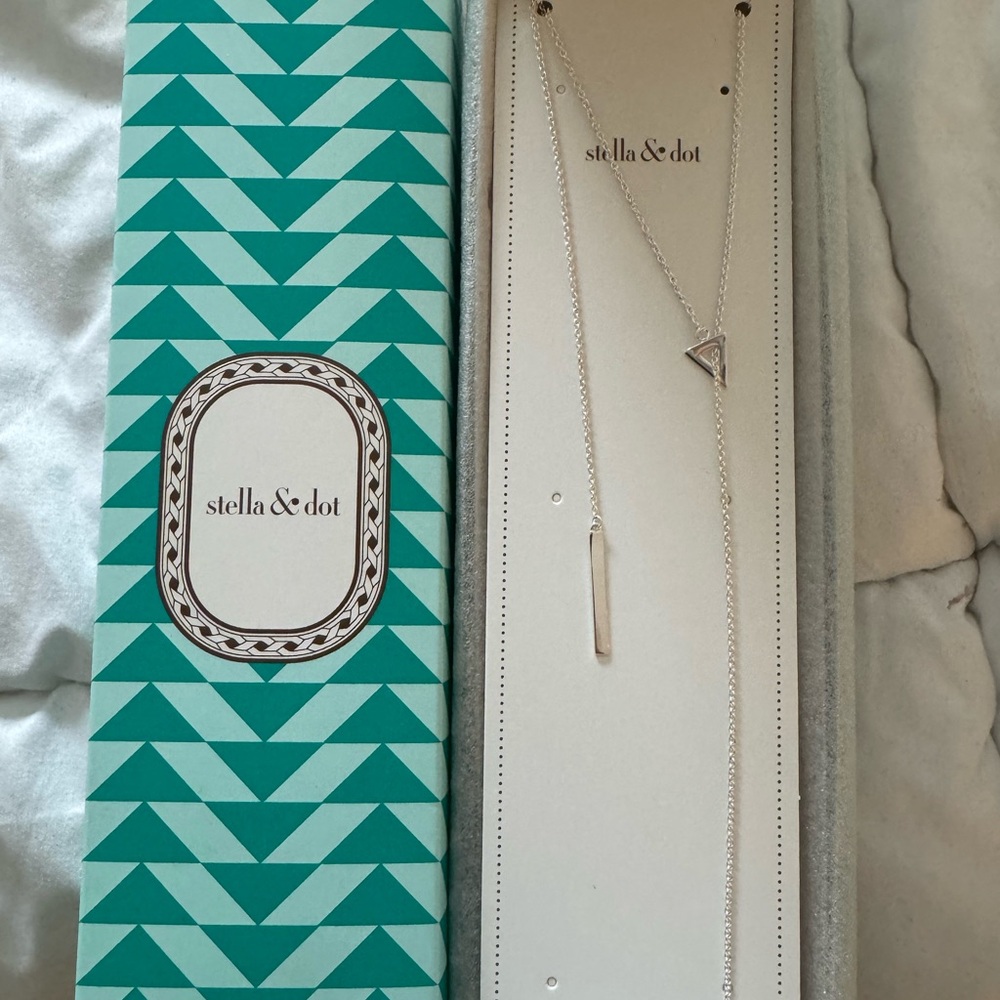 Stella & Dot Silver Necklace